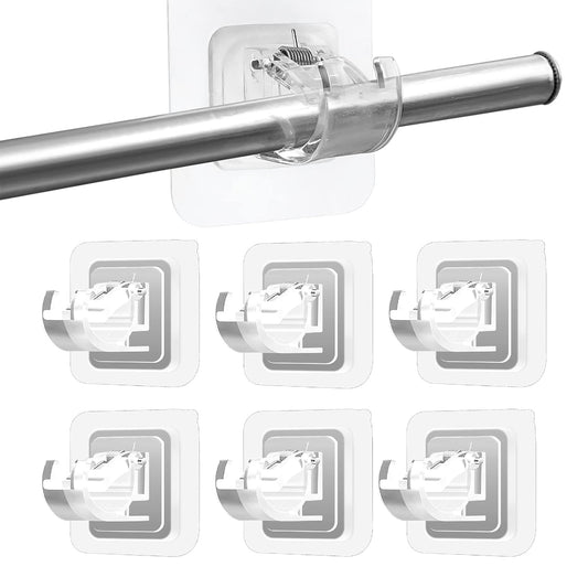 Self Adhesive Curtain Rod Holder Clips |š„FLAT 50% SAVINGSš„