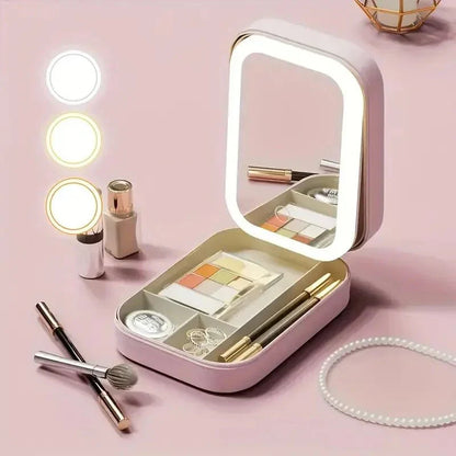 Mini Vanity Makeup Box with LED